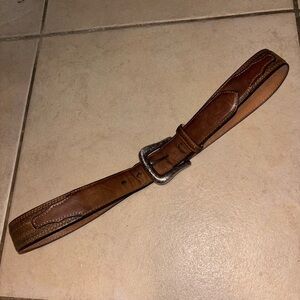 Ariat Brown Burnished Leather Belt 38